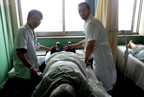 Tuina in het ziekenhuis in Qindao